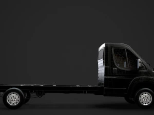 citroen jumper relay chassis truck single cab 4300wb 2019 3D Model