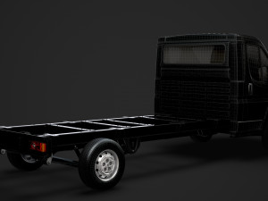 citroen jumper relay chassis truck single cab 4300wb 2019 3Dモデル
