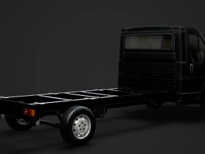 citroen jumper relay chassis truck single cab 4300wb 2019 3D Model
