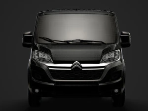 citroen jumper relay chassis truck single cab 4300wb 2019 3D Model