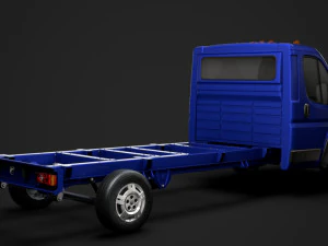 ram promaster cargo chassis truck single cab 4300 wb 2019 3D Model