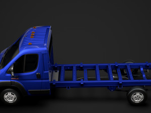 ram promaster cargo chassis truck single cab 4300 wb 2019 3D Модель