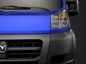 ram promaster cargo chassis truck single cab 4300 wb 2019 3D Model