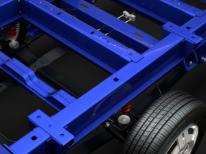 ram promaster cargo chassis truck single cab 4300 wb 2019 3D Модель