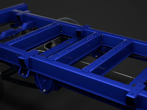 ram promaster cargo chassis truck single cab 4300 wb 2019 3D Model