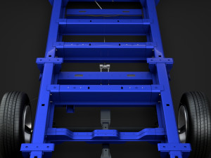 ram promaster cargo chassis truck single cab 4300 wb 2019 3D Модель