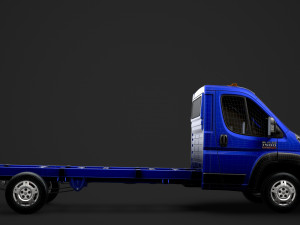 ram promaster cargo chassis truck single cab 4300 wb 2019 3D Модель
