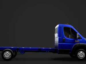 ram promaster cargo chassis truck single cab 4300 wb 2019 3D Model