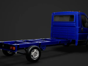 ram promaster cargo chassis truck single cab 4300 wb 2019 3D Model