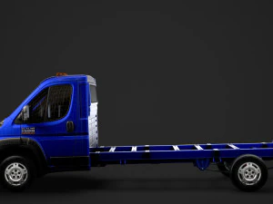 ram promaster cargo chassis truck single cab 4300 wb 2019 3D Model