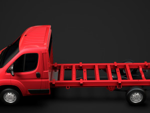 peugeot boxer manager chassis truck single cab 4300wb 2019 Model 3D