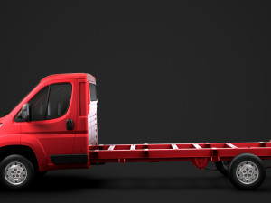 peugeot boxer manager chassis truck single cab 4300wb 2019 Model 3D