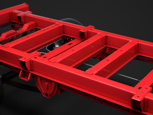 peugeot boxer manager chassis truck single cab 4300wb 2019 Model 3D