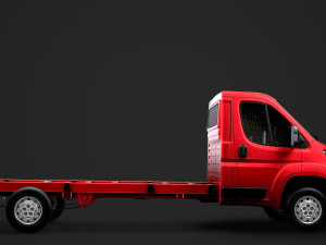 peugeot boxer manager chassis truck single cab 4300wb 2019 Model 3D