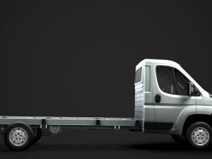 peugeot boxer y&ouml;netici şasi kamyon tek kabin 4300wb 2014 3D Model