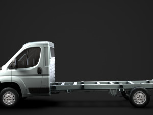 peugeot boxer manager chassis truck single cab 4300wb 2014 3D Model