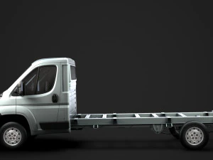 peugeot boxer y&ouml;netici şasi kamyon tek kabin 4300wb 2014 3D Model