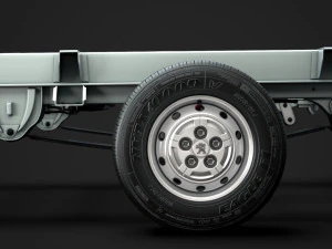 peugeot boxer y&ouml;netici şasi kamyon tek kabin 4300wb 2014 3D Model