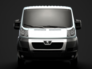 peugeot boxer manager chassis truck single cab 4300wb 2014 3D Model