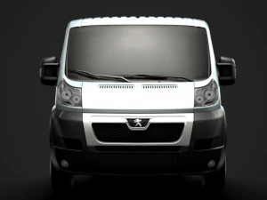 peugeot boxer y&ouml;netici şasi kamyon tek kabin 4300wb 2014 3D Model