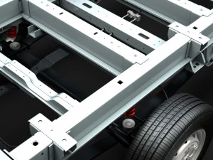 peugeot boxer y&ouml;netici şasi kamyon tek kabin 4300wb 2014 3D Model