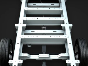 peugeot boxer y&ouml;netici şasi kamyon tek kabin 4300wb 2014 3D Model