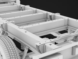 peugeot boxer y&ouml;netici şasi kamyon tek kabin 4300wb 2014 3D Model