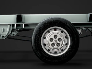 peugeot boxer y&ouml;netici şasi kamyon tek kabin 4300wb 2014 3D Model