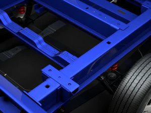ram promaster cargo chassis truck crew cab 3450 wb 2019 3D Model