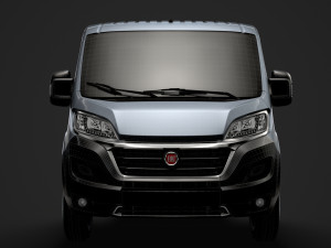 fiat ducato chassis truck single cab 4300wb 2019 Model 3D