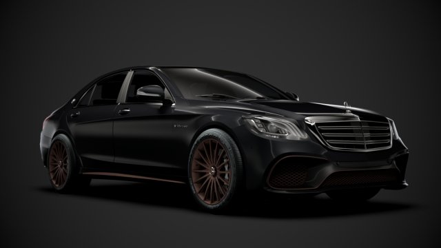 mercedes-amg s 65 final edition worldwide v222 2019 3D Модель .c4d .max .obj .3ds .fbx .stl .blend 
