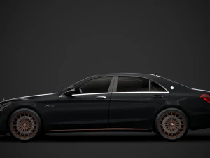 Mercedes-AMG S 65 Final Edition weltweit v222 2019 3D Modell