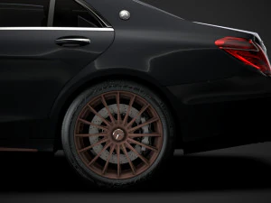 Mercedes-AMG S 65 Final Edition weltweit v222 2019 3D Modell