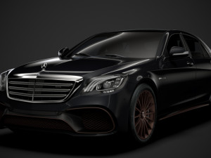 mercedes-amg s 65 final edition worldwide v222 2019 3D Модель