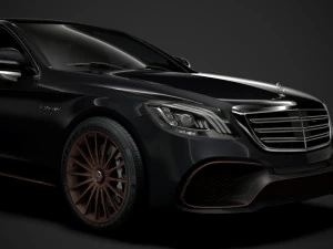 Mercedes-AMG S 65 Final Edition weltweit v222 2019 3D Modell