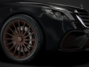 Mercedes-AMG S 65 Final Edition weltweit v222 2019 3D Modell