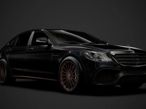 Mercedes-AMG S 65 Final Edition weltweit v222 2019 3D Modell