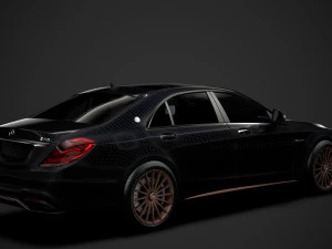 Mercedes-AMG S 65 Final Edition weltweit v222 2019 3D Modell