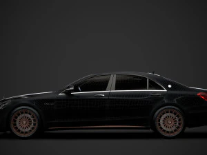 Mercedes-AMG S 65 Final Edition weltweit v222 2019 3D Modell