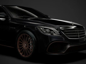 Mercedes-AMG S 65 Final Edition weltweit v222 2019 3D Modell