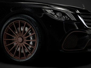 Mercedes-AMG S 65 Final Edition weltweit v222 2019 3D Modell