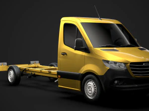 Freightliner sprinter chassi cabine &uacute;nica l3 rwd 2019 Modelo 3D