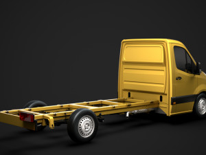 freightliner sprinter chassis single cab l3 rwd 2019 Modelo 3D