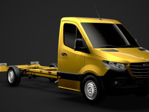 freightliner sprinter chassis single cab l3 rwd 2019 Modelo 3D
