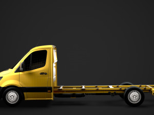 freightliner sprinter chassis single cab l3 rwd 2019 Modelo 3D