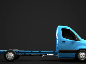 mercedes sprinter chassis single cab l3 rwd 2019 3D Model