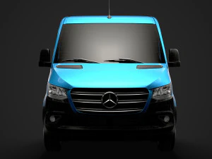 mercedes sprinter chassis single cab l3 rwd 2019 3D Model