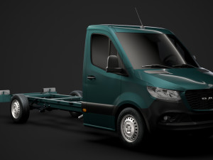 ram sprinter chassis single cab l3 rwd 2019 3Dモデル