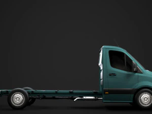 ram sprinter chassis single cab l3 rwd 2019 3D Model