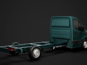 ram sprinter chassis single cab l3 rwd 2019 3D Model